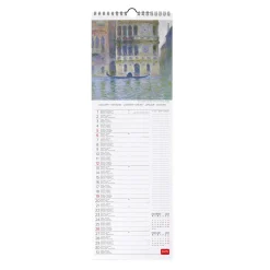 Calendario da Parete 2025 - 16 x 49 cm
