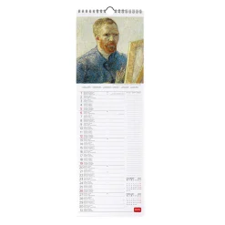 Calendario da Parete 2025 - 16 x 49 cm