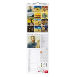 Calendario da Parete 2025 - 16 x 49 cm