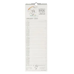 Calendario da Parete 2025 - 16 x 49 cm