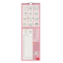 Calendario da Parete 2025 - 16 x 49 cm