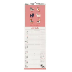 Calendario da Parete 2025 - 16 x 49 cm