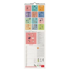 Calendario da Parete 2025 - 16 x 49 cm