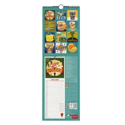 Calendario da Parete 2025 - 16 x 49 cm