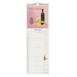 Calendario da Parete 2025 - 16 x 49 cm