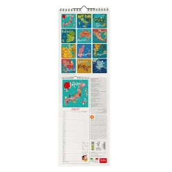Calendario da Parete 2025 - 16 x 49 cm
