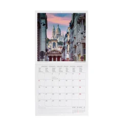 Calendario da Parete 2025 - 18 x 18 cm
