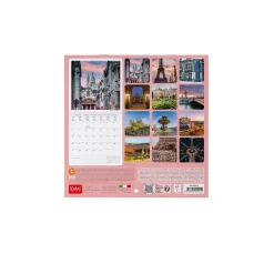 Calendario da Parete 2025 - 18 x 18 cm