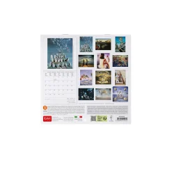 Calendario da Parete 2025 - 18 x 18 cm