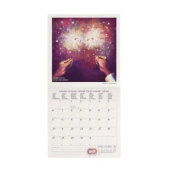 Calendario da Parete 2025 - 18 x 18 cm
