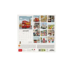 Calendario da Parete 2025 - 18 x 18 cm