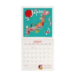 Calendario da Parete 2025 - 18 x 18 cm