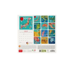 Calendario da Parete 2025 - 18 x 18 cm