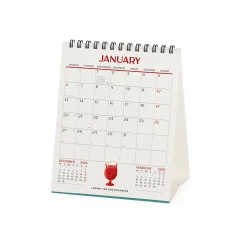 Calendario da Tavolo 2025 - 12 x 14,5 cm