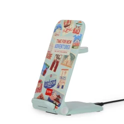 Caricabatteria Wireless 3 in 1 con Supporto - Charging Station