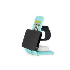 Caricabatteria Wireless 3 in 1 con Supporto - Charging Station