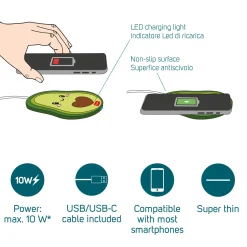 Caricabatterie Wireless per Smartphone - Super Fast