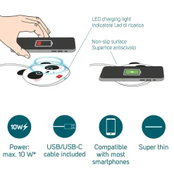Caricabatterie Wireless per Smartphone - Super Fast