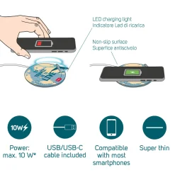 Caricabatterie Wireless per Smartphone - Super Fast