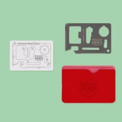 Carta Multifunzione in Acciaio 11 In 1 - SOS Pocket Hero