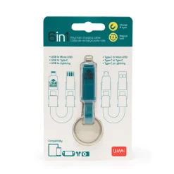 Cavo di Ricarica Portachiavi 6 in 1