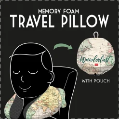 Cuscino da Viaggio in Memory Foam - Travel Pillow