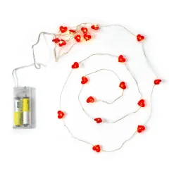 Filo di Luci Led a Forma di Cuore