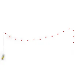 Filo di Luci Led a Forma di Cuore