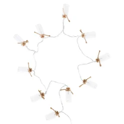 Filo di Luci Led con Vasetti di Vetro