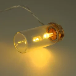 Filo di Luci Led con Vasetti di Vetro