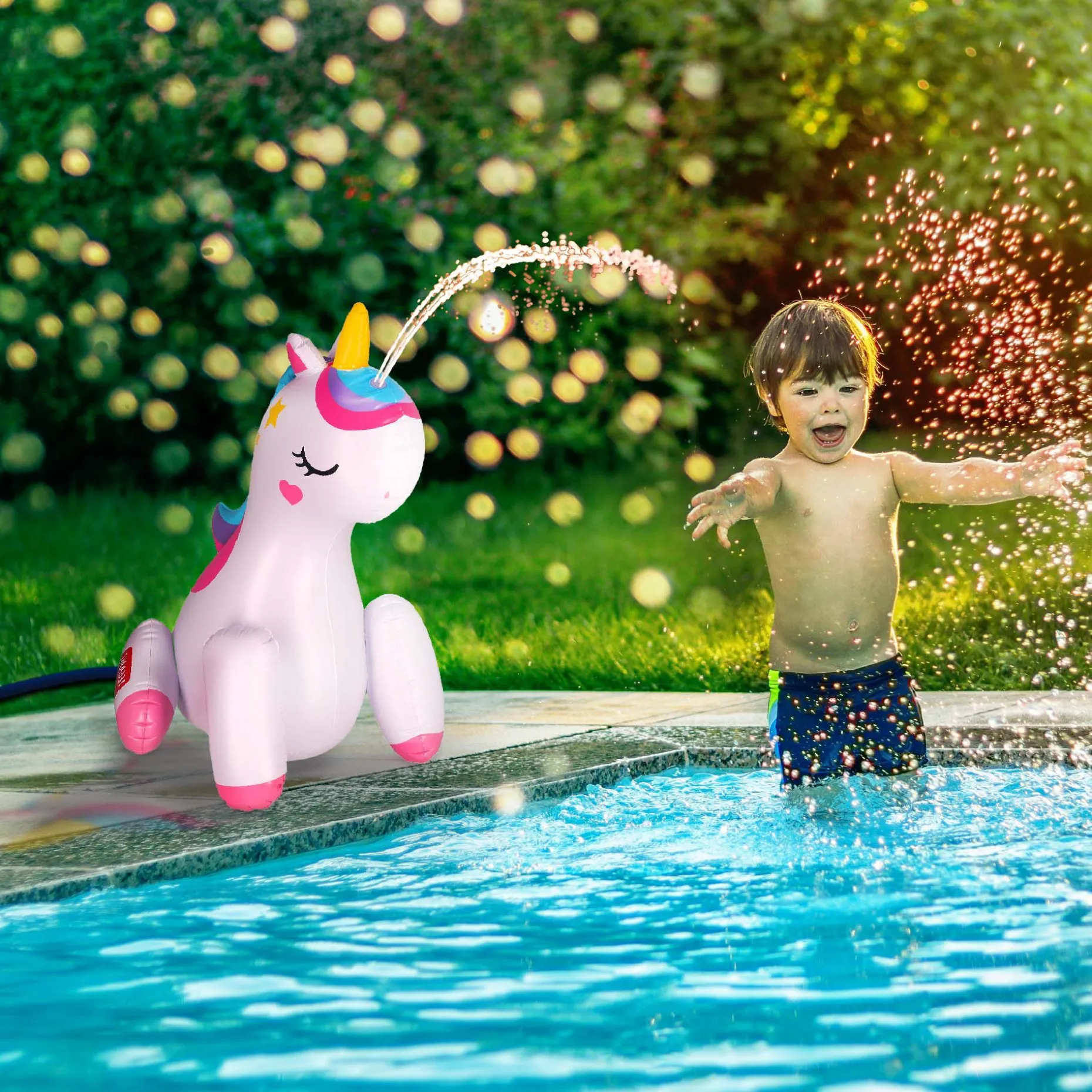 Gioco Gonfiabile con Spruzzo d'Acqua - Inflatable Sprinkler