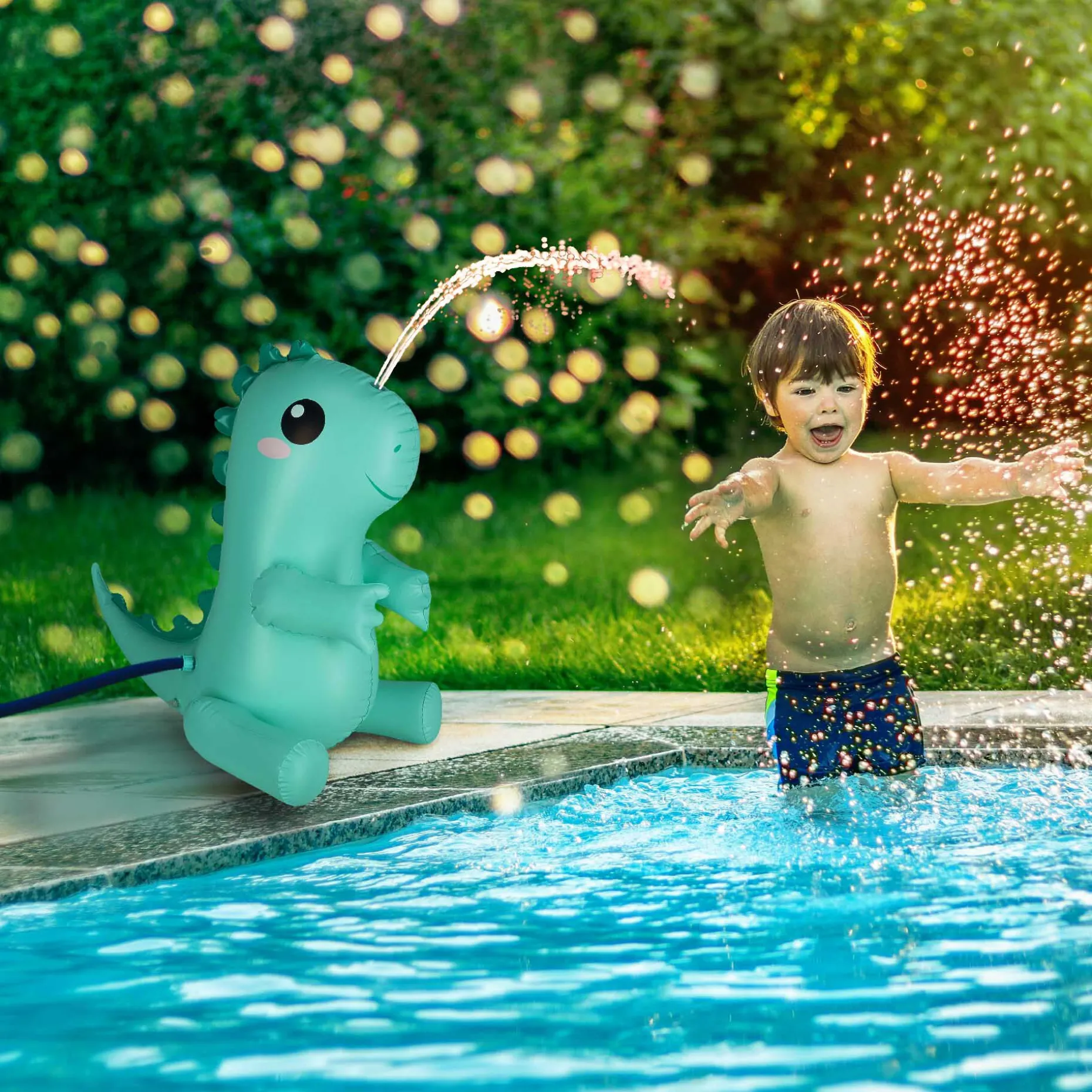 Gioco Gonfiabile con Spruzzo d'Acqua - Inflatable Sprinkler