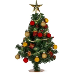 Mini Albero di Natale con Decorazioni