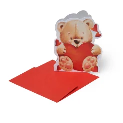 Mini Biglietto d'Auguri - Love Bear