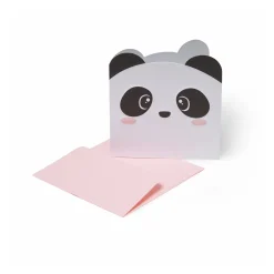 Mini Biglietto d'Auguri - Panda