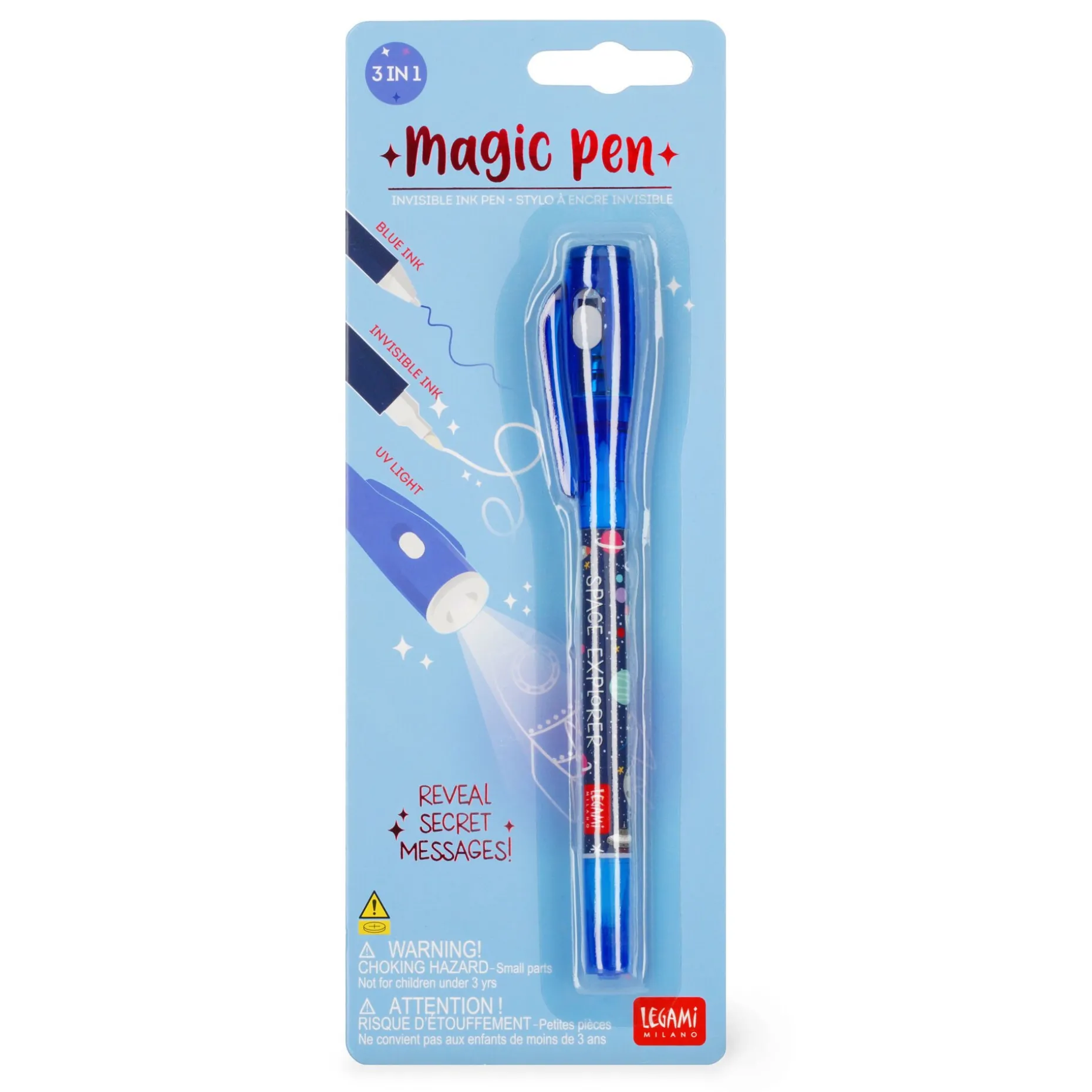 Penna con Inchiostro Invisibile - Magic Pen