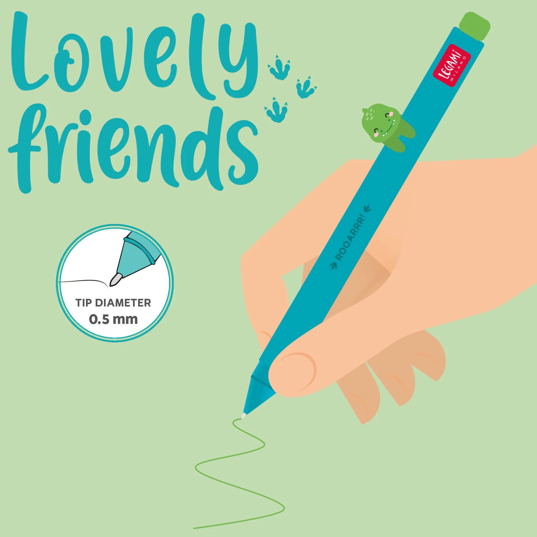 Penna Gel - Lovely Friends
