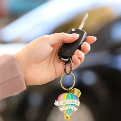 Portachiavi in Metallo Smaltato - What a Key Ring!