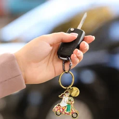 Portachiavi in Metallo Smaltato - What a Key Ring!