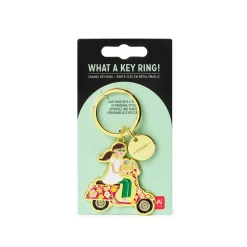 Portachiavi in Metallo Smaltato - What a Key Ring!
