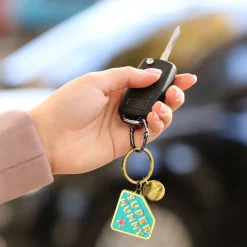 Portachiavi in Metallo Smaltato - What a Key Ring!