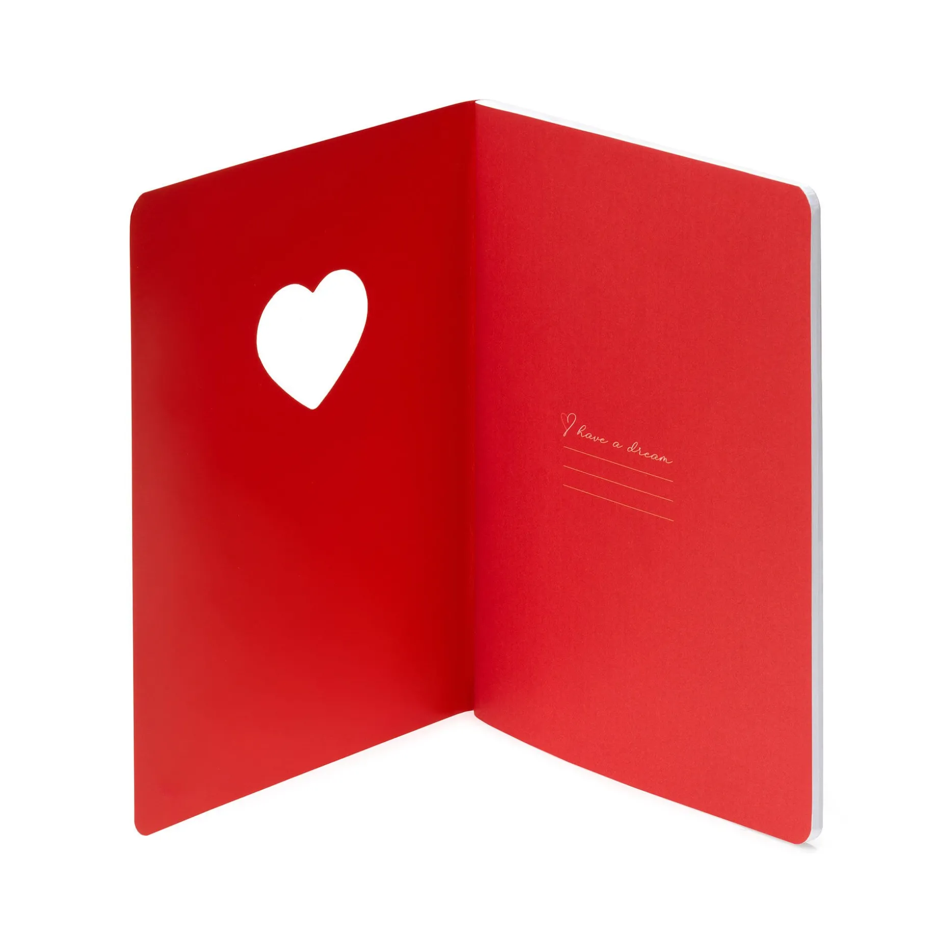 Quaderno a Righe con Cuore - Foglio A5