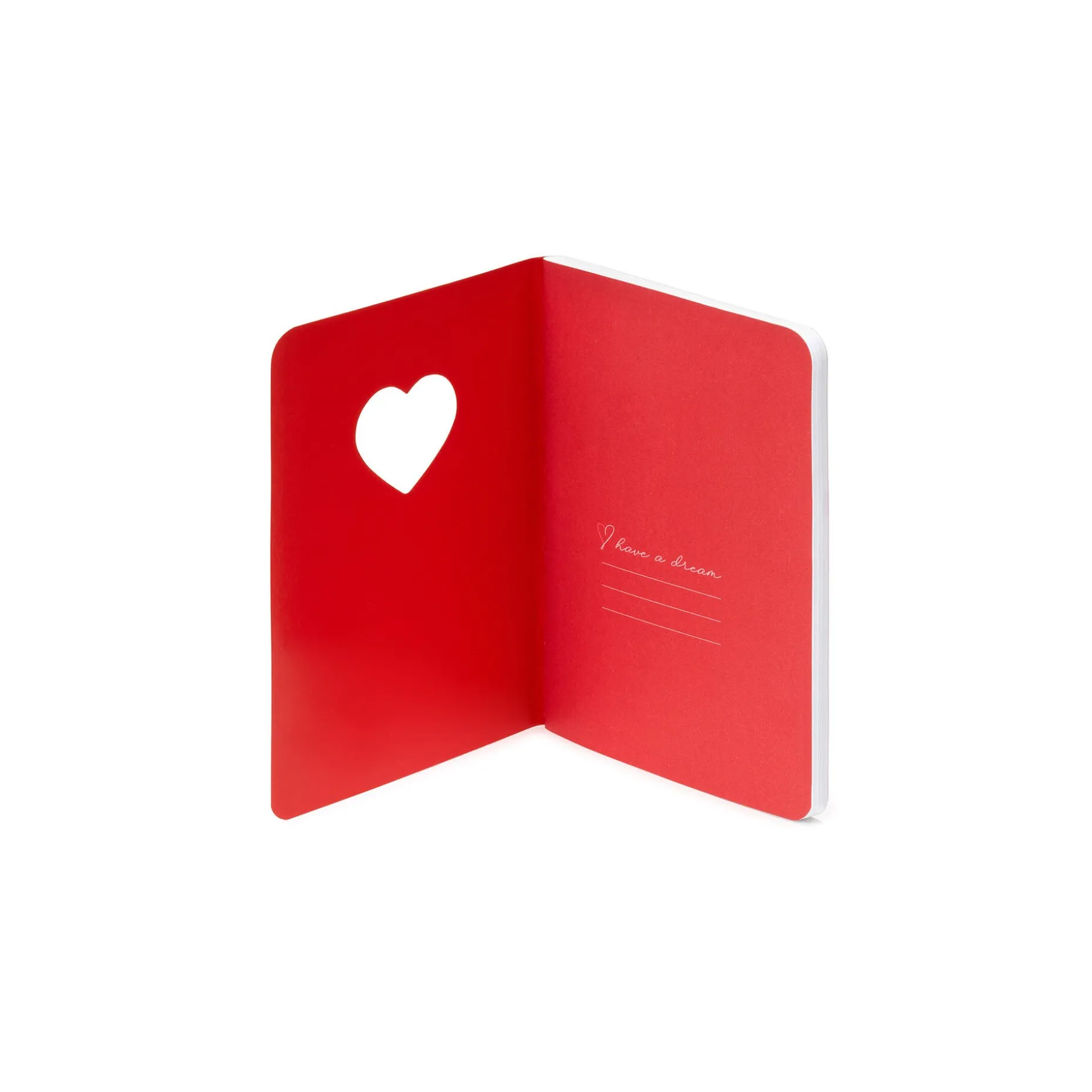Quaderno a Righe con Cuore - Foglio A6
