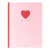 Quaderno a Righe con Cuore - Foglio B5