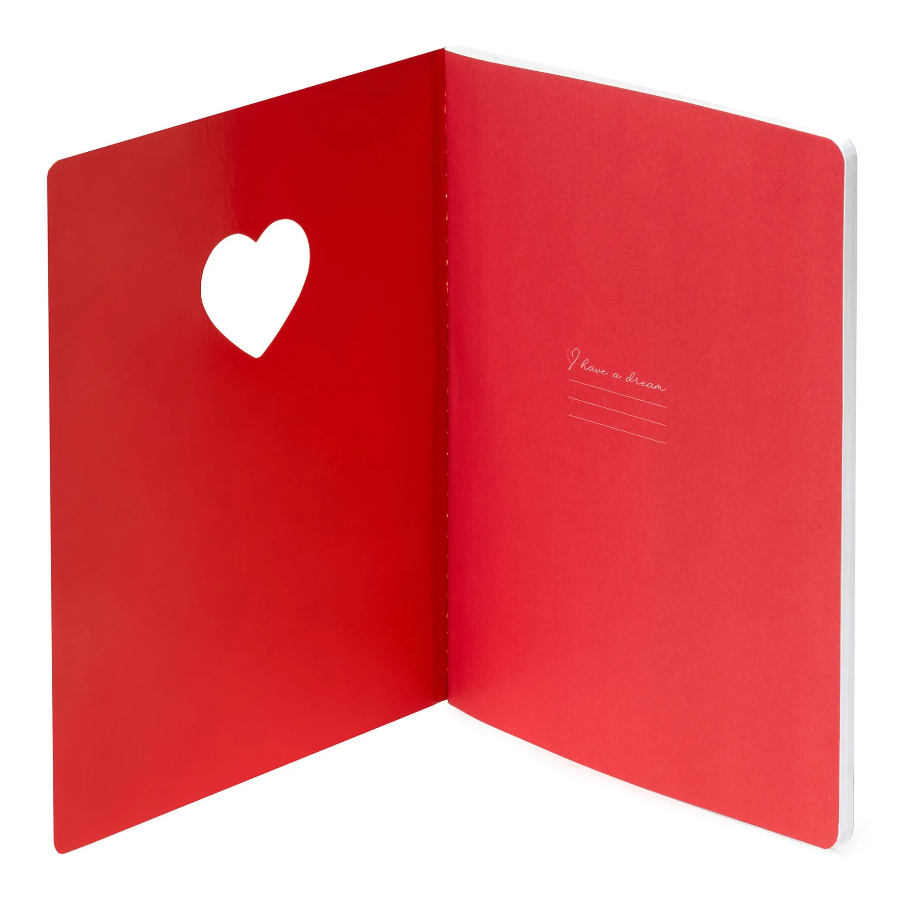 Quaderno a Righe con Cuore - Foglio B5