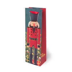 Sacchetto Regalo di Natale per Bottiglie