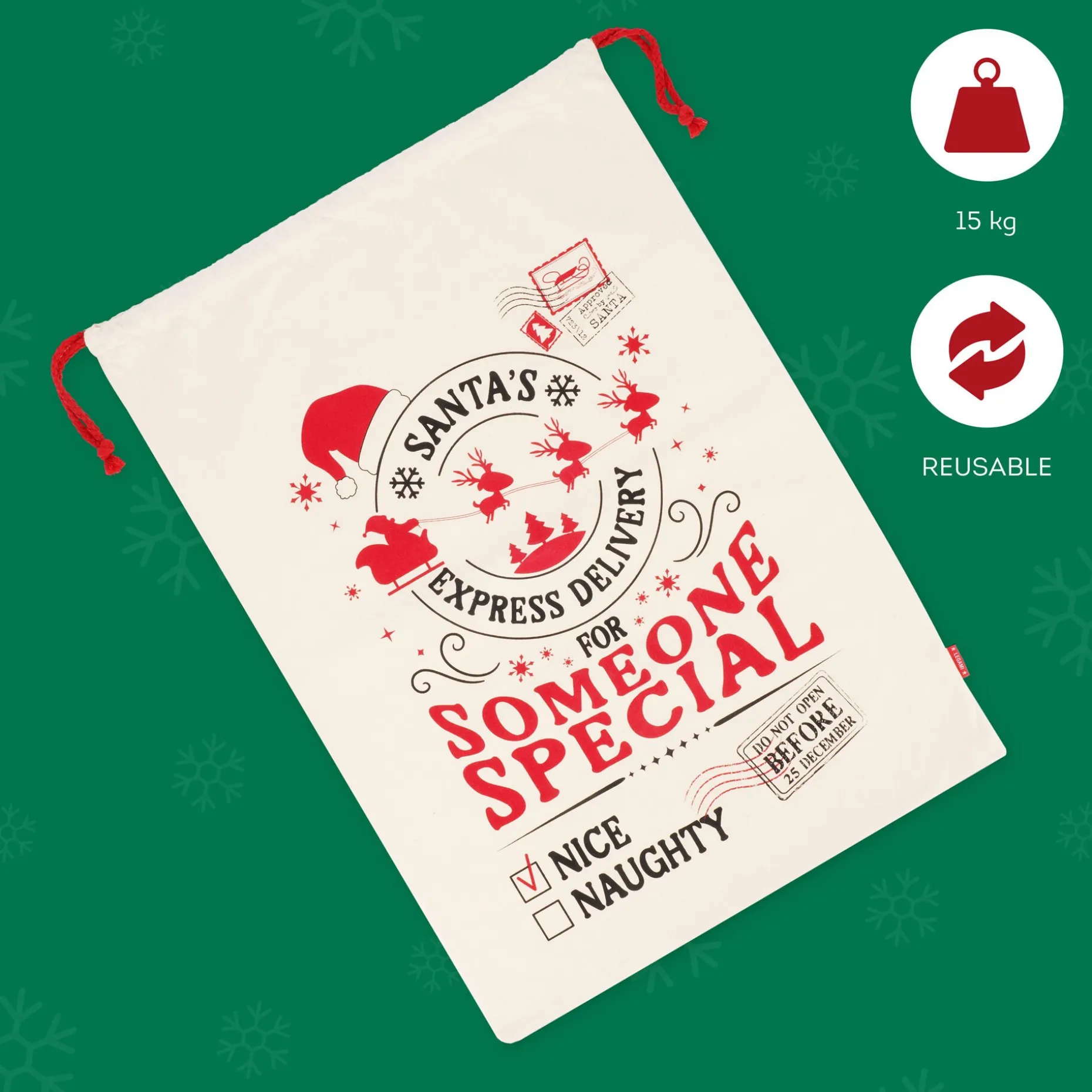 Sacco per Regali di Babbo Natale