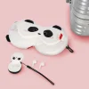 Set Cuscino da viaggio Panda e Cuffie wireless Panda