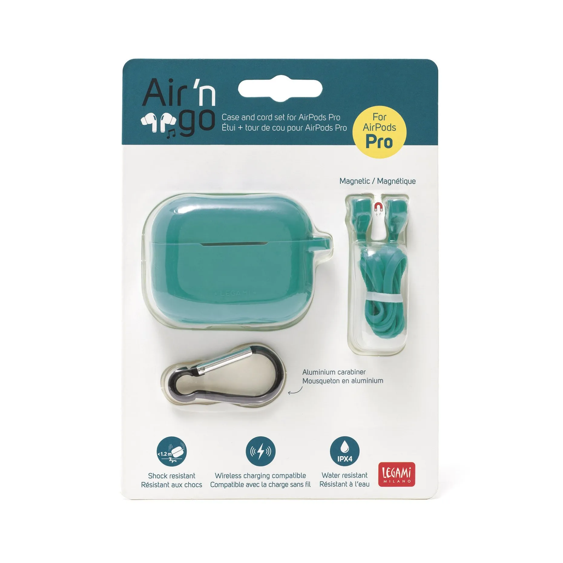 Set Custodia e Cordino per AirPods Pro - Air'n Go