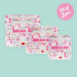 Set di 3 Buste per Alimenti - Snack Bags